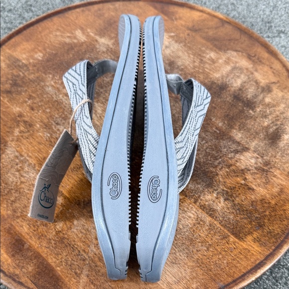 Chaco Sandals Mens 7 Classic Flip Flop Thong Serpent Gray Camp Outdoor - Picture 9 of 14